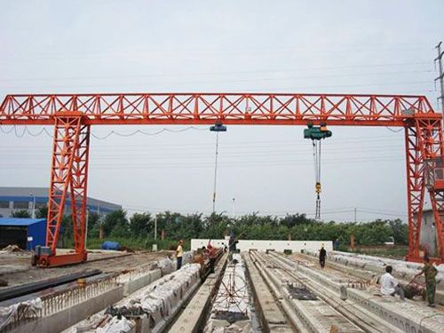 MH型3-10噸電動葫蘆單梁門式起重機(jī)（桁架形狀）